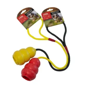 Active Canis – Konformad hundleksak med rep, 30 cm