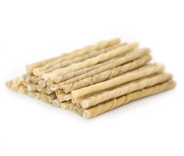 Tvistade Tuggpinnar i Råhud – 500g Naturligt Hundtugg