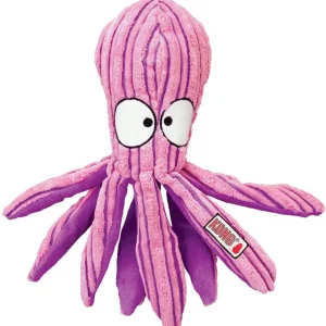 KONG Cuteseas Octopus – Mjuk hundleksak med pip och prassel