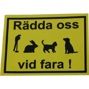 Dekal Rädda oss vid fara