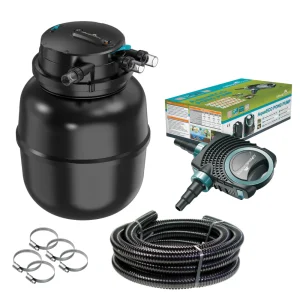 AllPondSolutions 50000L Koi Pressurised Pond Filter With UV Timer Kit PRO-50000-KIT