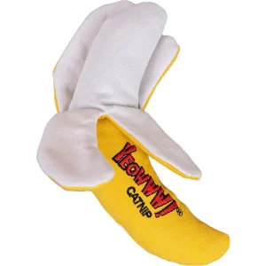 YEOWWW Kattleksak banan med kattmynta