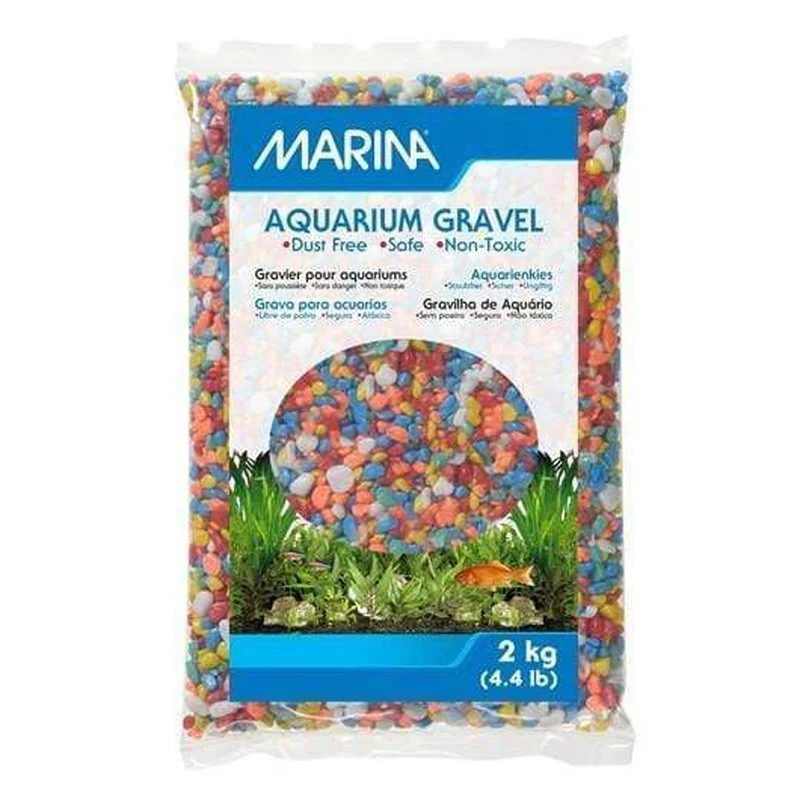 Marina Decorative Aquarium Gravel Rainbow 4-6mm - Bild 4